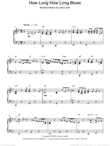 How Long How Long Blues