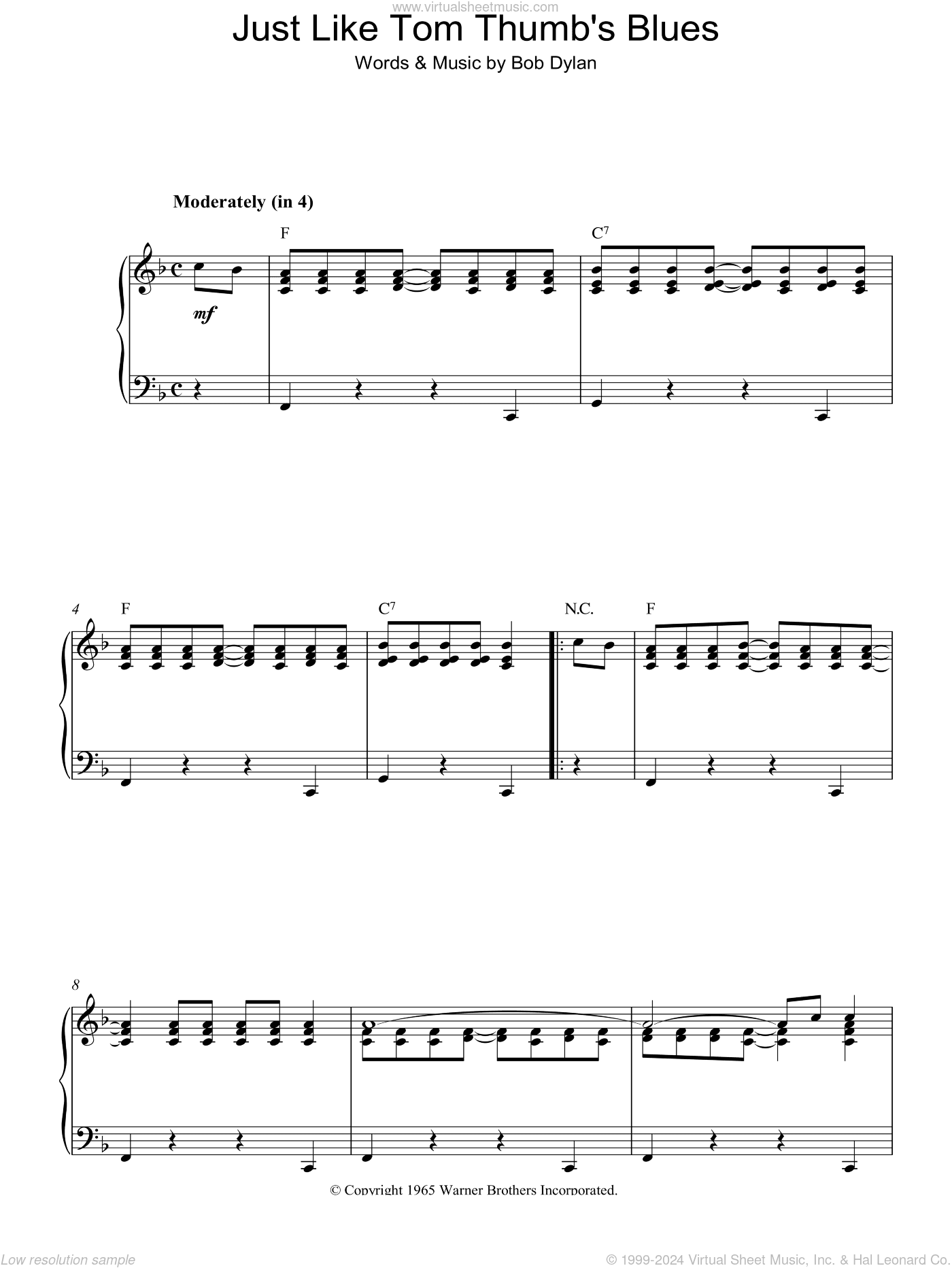 Just Like Tom Thumb's Blues