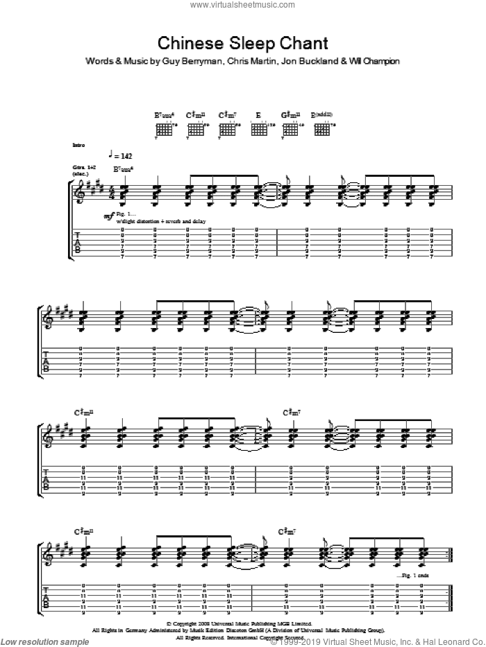 Chinese Sleep Chant