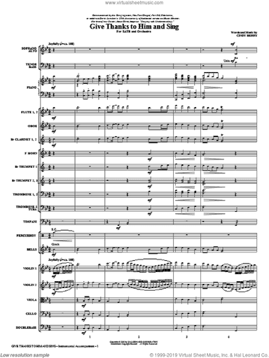 Give Thanks To Him And Sing (COMPLETE)