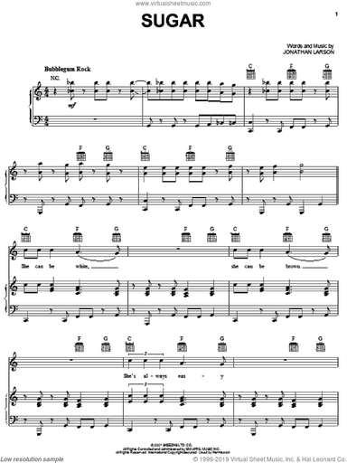 Sugar (from tick, tick... BOOM!)