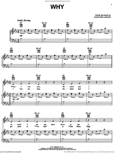 Why (from tick, tick... BOOM!)