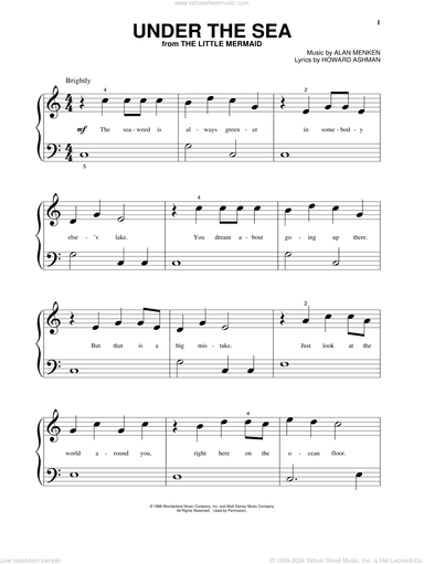 Under The Sea (from The Little Mermaid)