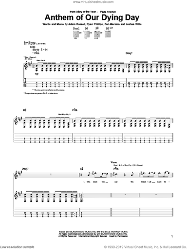 Anthem Of Our Dying Day