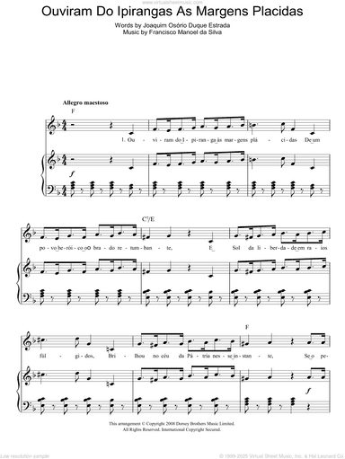 Ouviram Do Ipirangas As Margens Placidas (Brazilian National Anthem)