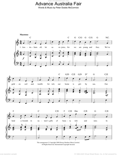 Advance Australia Fair (Australian National Anthem)