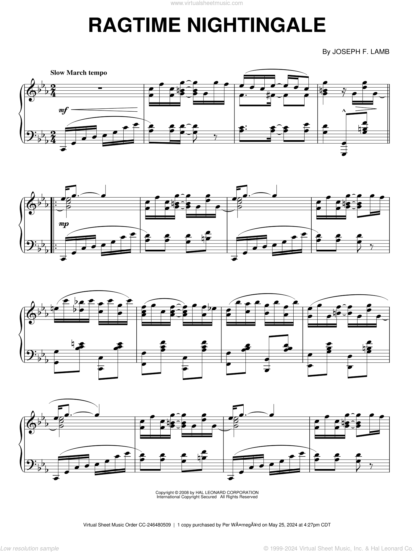 Ragtime Nightingale