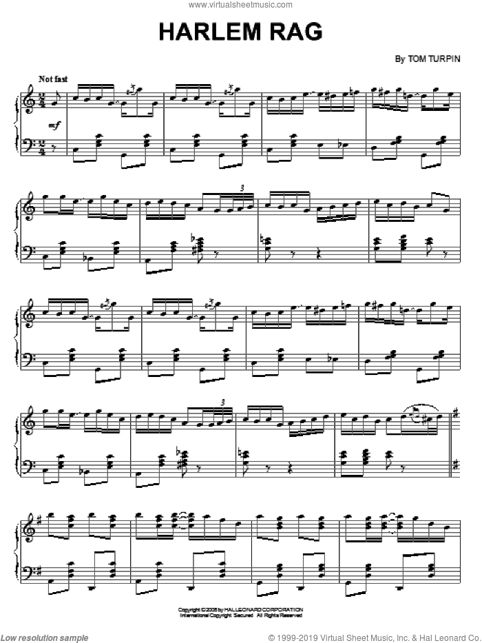 Harlem Rag