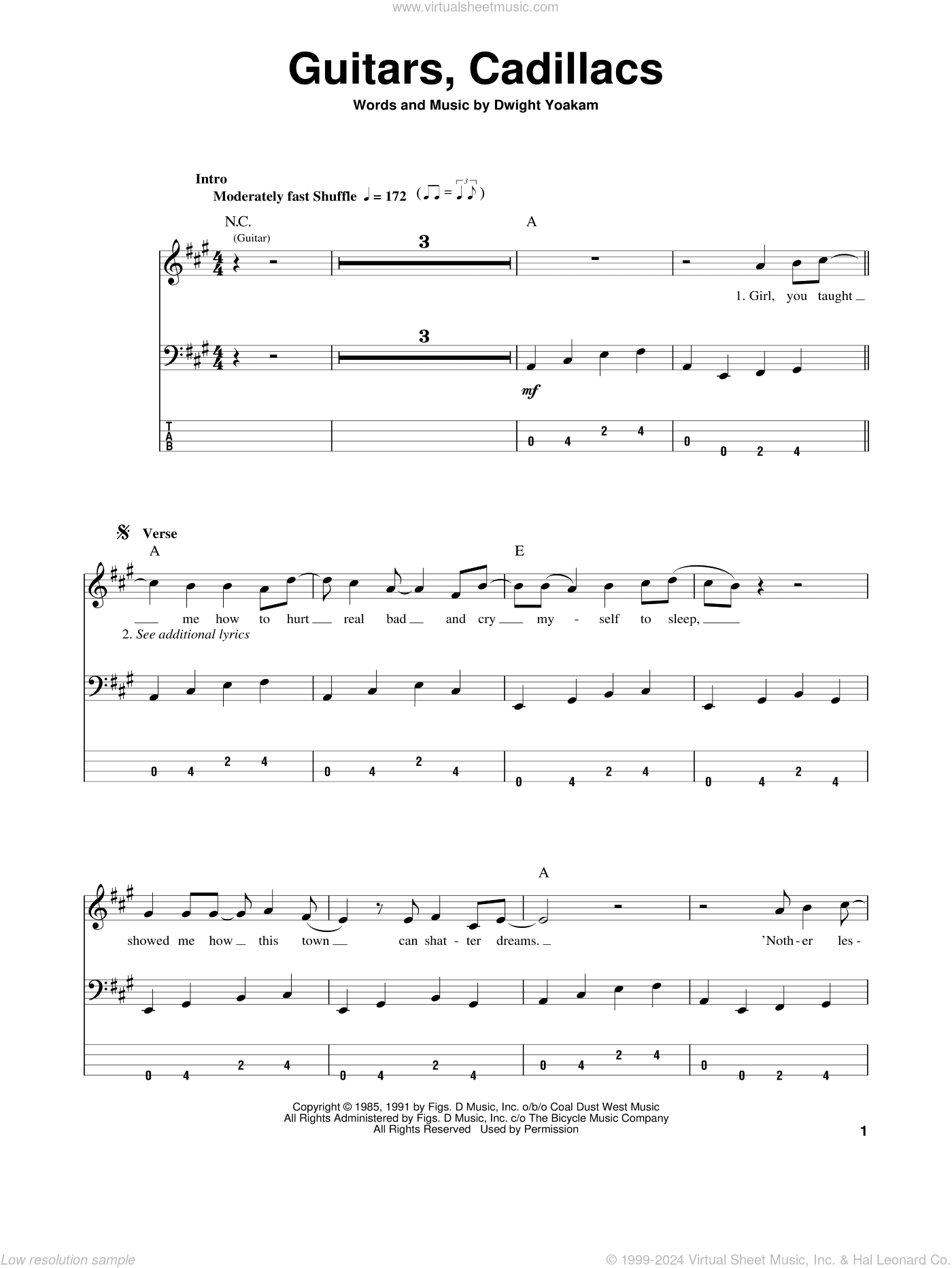 Guitars, Cadillacs