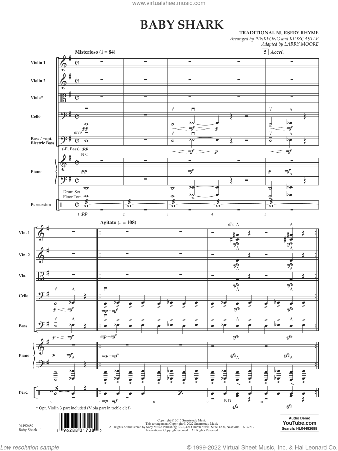Baby Shark (arr. Larry Moore) (COMPLETE)
