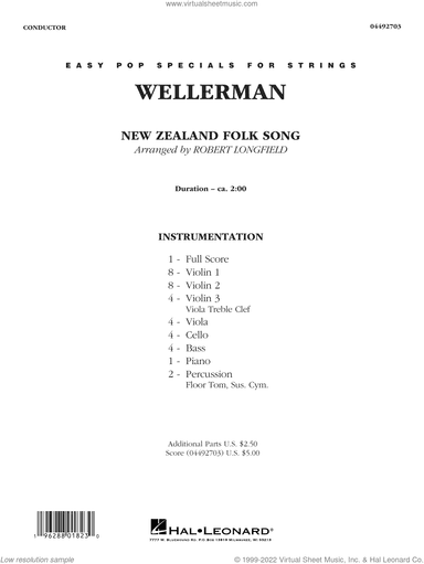 Wellerman (arr. Robert Longfield) (COMPLETE)