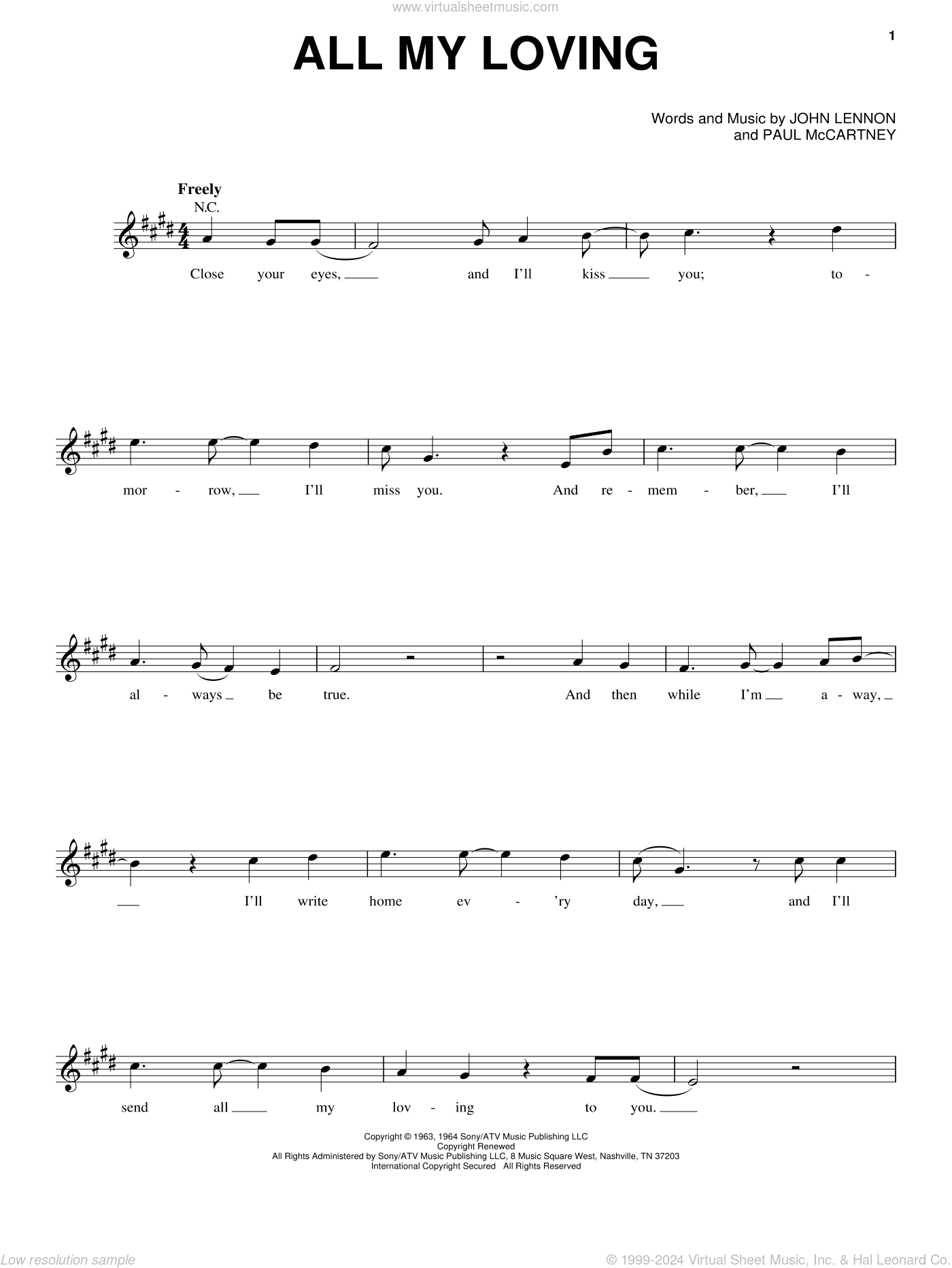 All My Loving (from Across The Universe)
