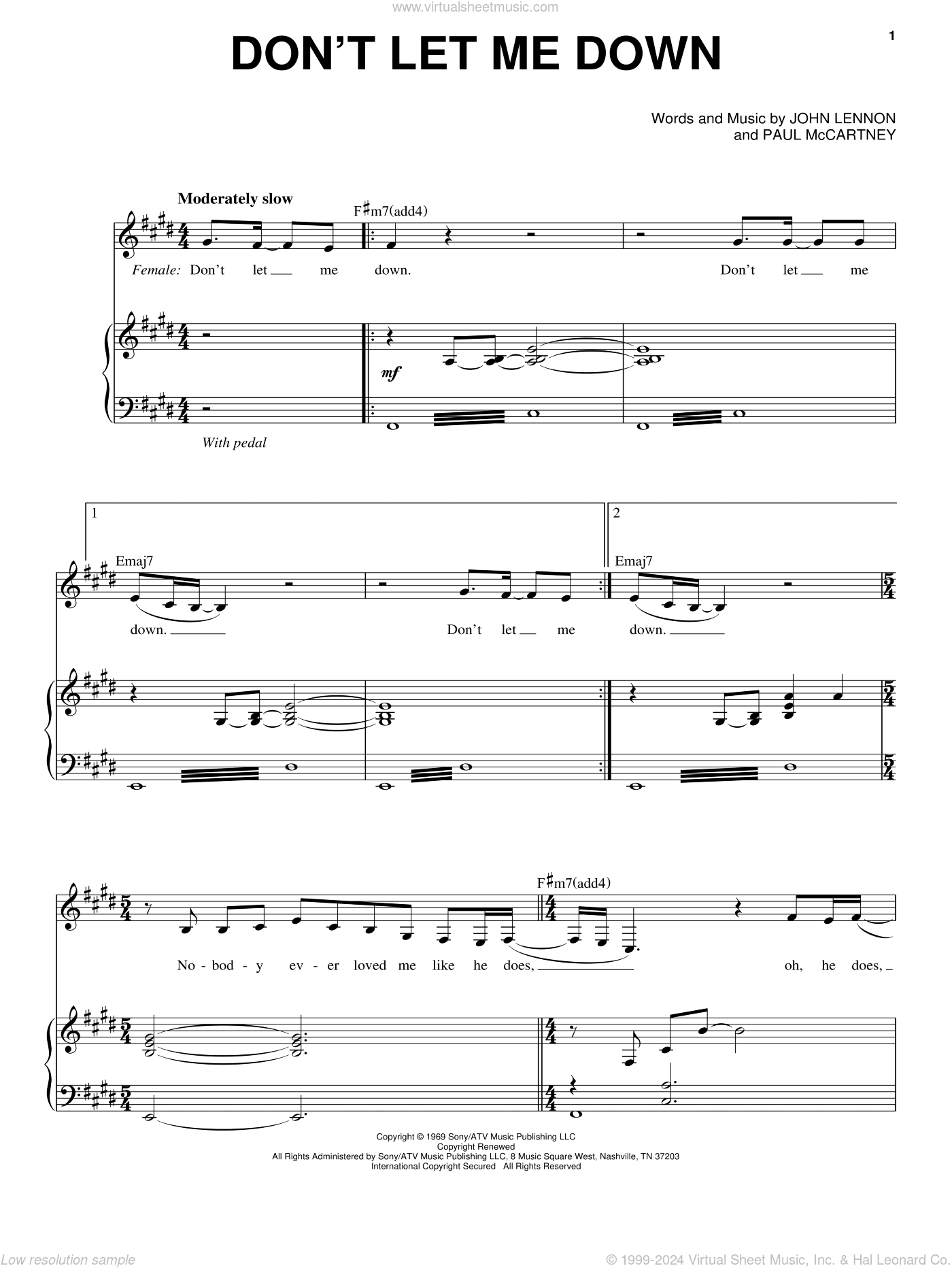 Don't Let Me Down (from Across The Universe)