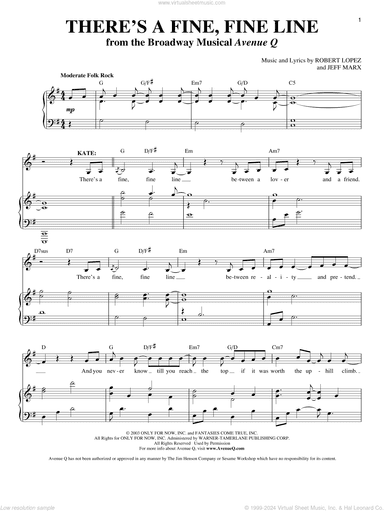 There's A Fine, Fine Line (from Avenue Q)