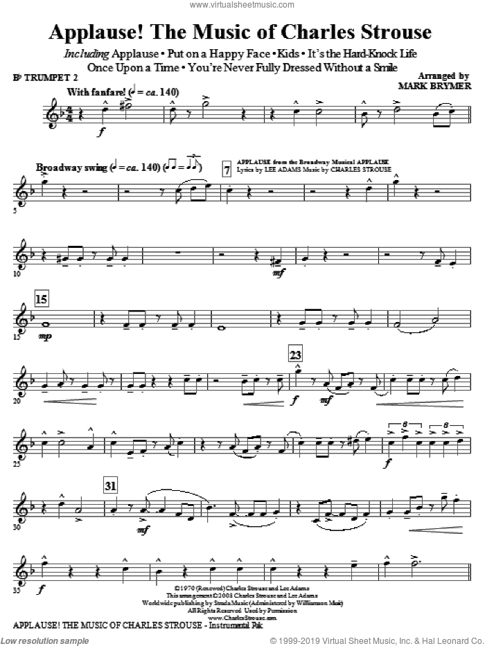 Applause!, the music of charles strouse (medley)