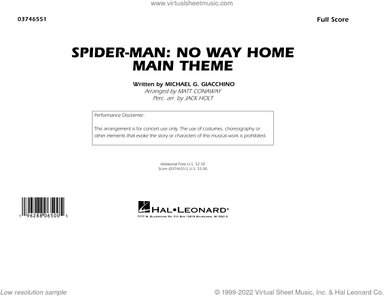 Spider-Man: No Way Home Main Theme (arr. Matt Conaway)