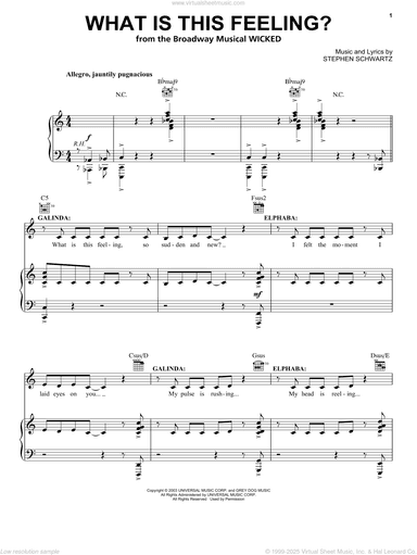 What Is This Feeling? (from Wicked)