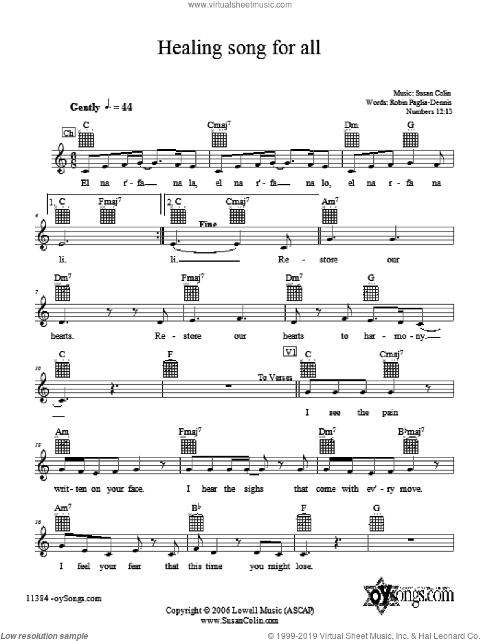 Healing Song For All