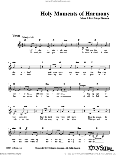 Holy Moments of Harmony