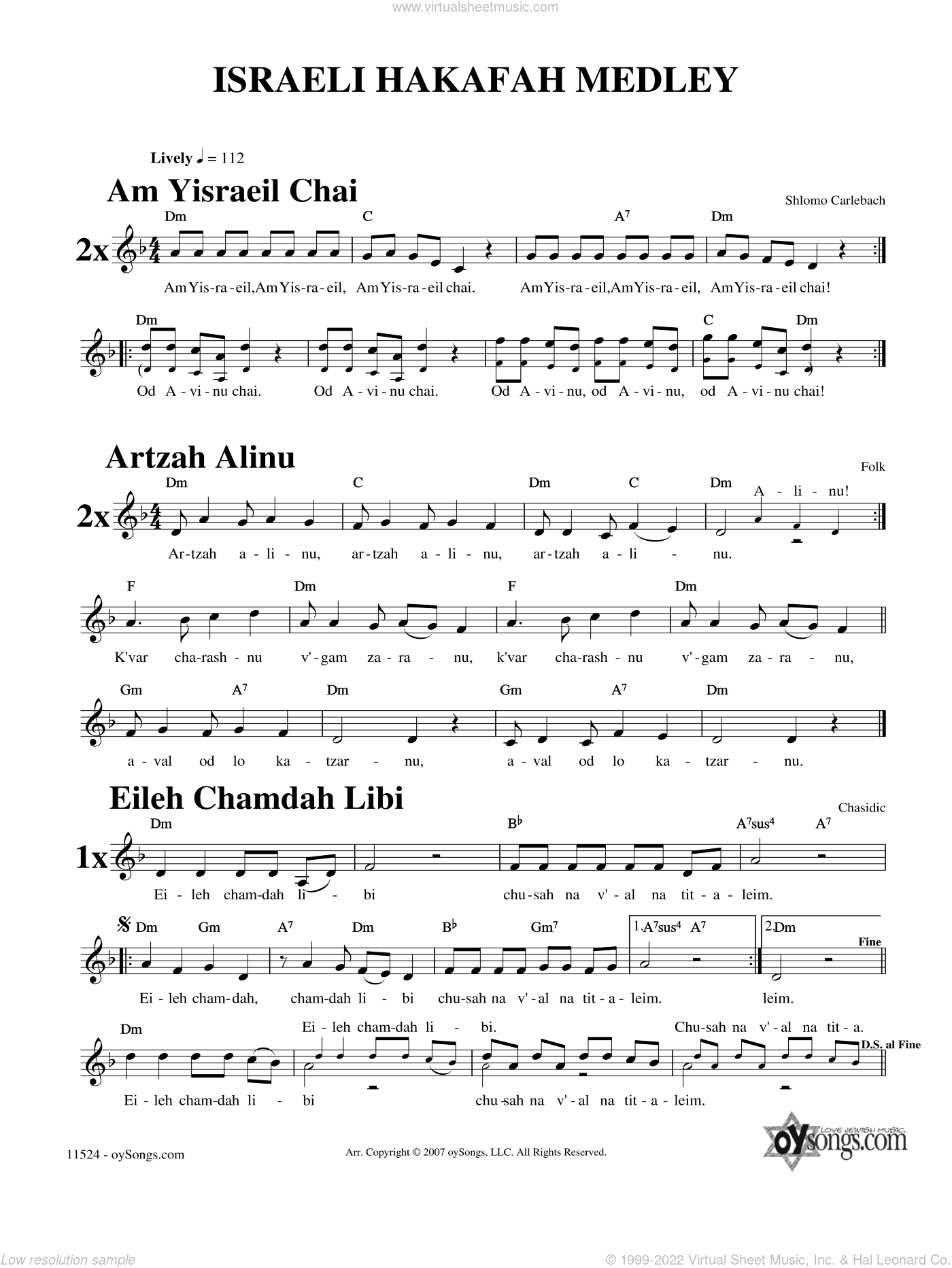 Israeli Hakafah Medley