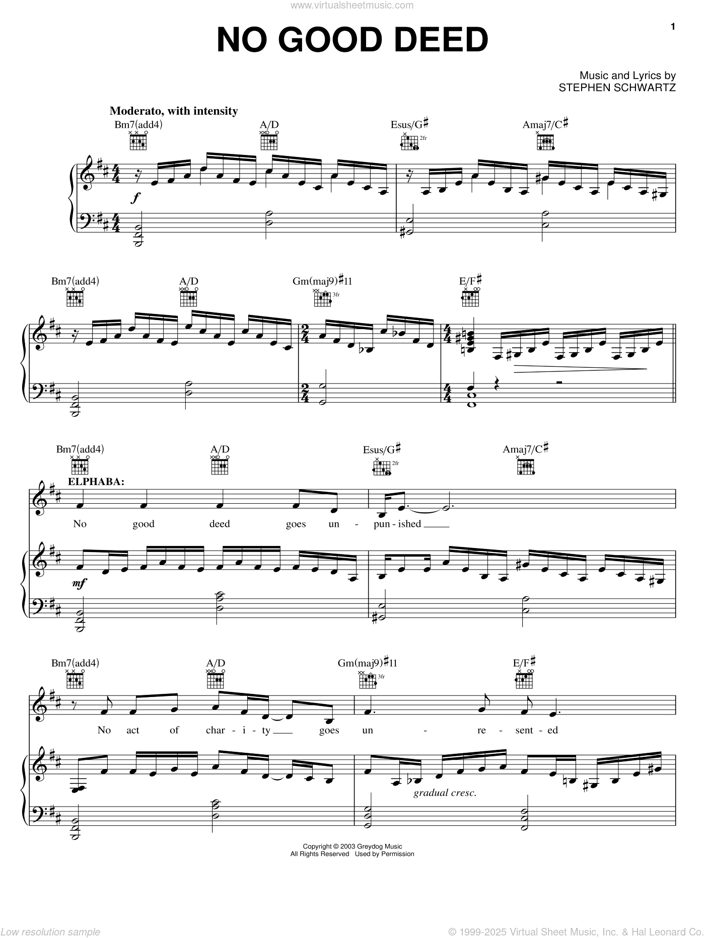 No Good Deed (from Wicked)