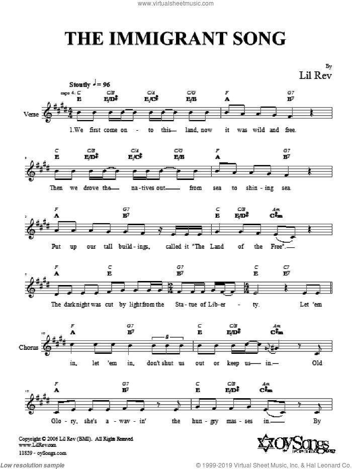 The Immigrant Song