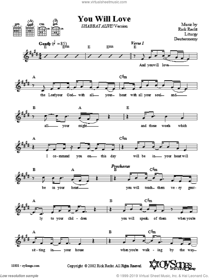 You Will Love (Shabbat Alive! Version)