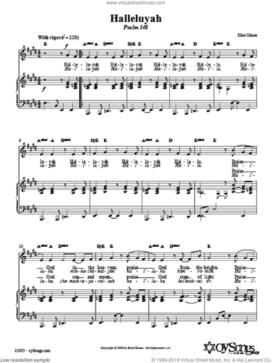 Halleluyah (Psalm 148)