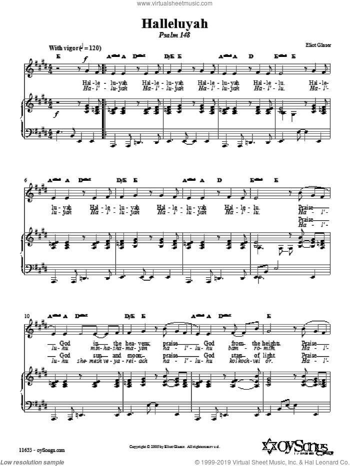 Halleluyah (Psalm 148)