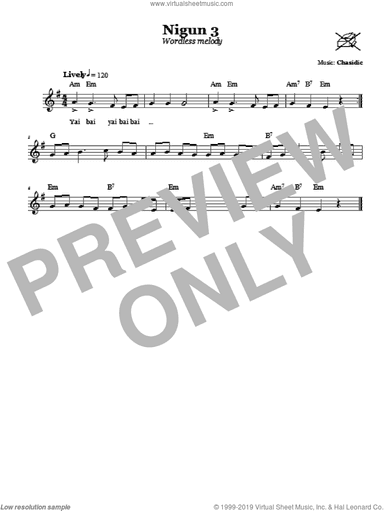 Nigun 3 (Wordless Melody)