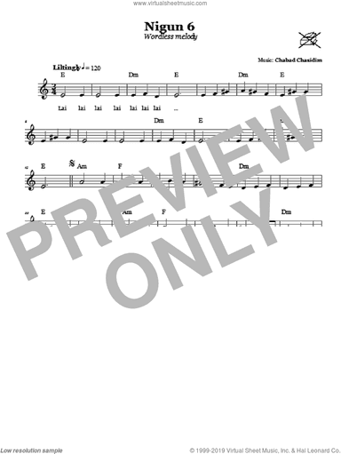 Nigun 6 (Wordless Melody)