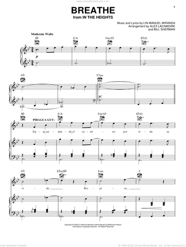 Breathe (from In The Heights: The Musical)