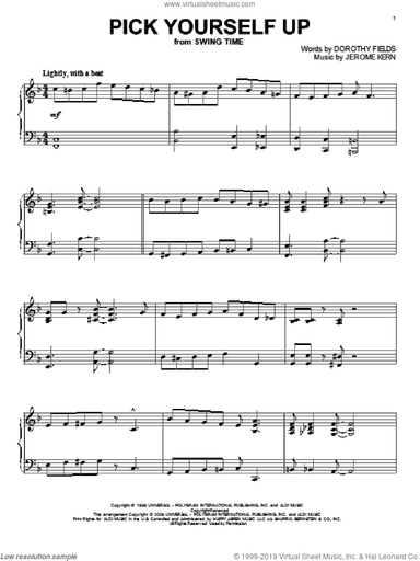 Pick Yourself Up (from Swing Time)