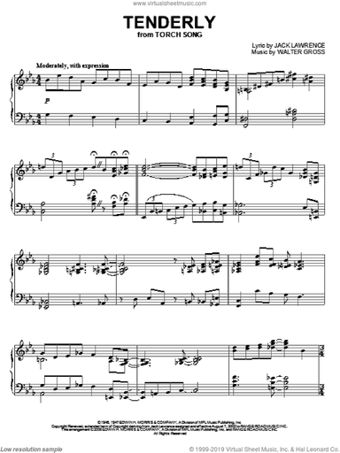 Tenderly, (intermediate)