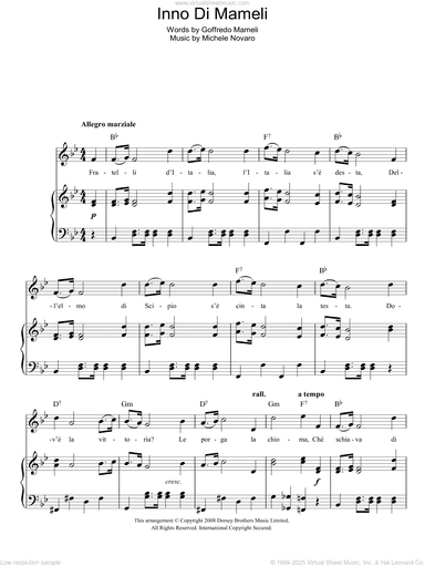 Inno Di Mameli (Italian National Anthem)