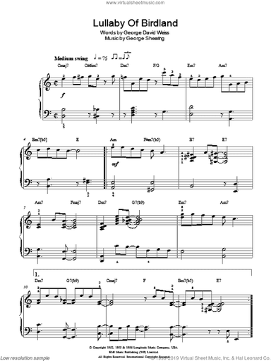 Lullaby Of Birdland