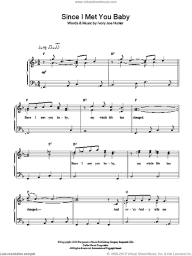 Since I Met You Baby (abridged)