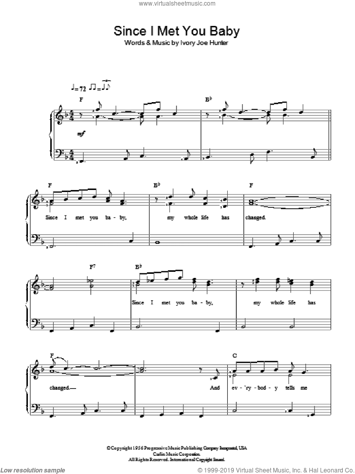 Since I Met You Baby (abridged)