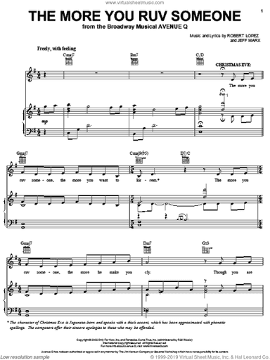 The More You Ruv Someone (from Avenue Q)