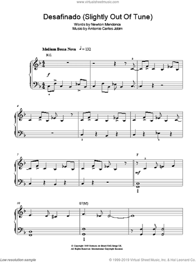 Desafinado (Slightly Out Of Tune)