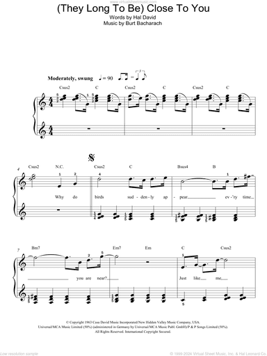 (They Long To Be) Close To You