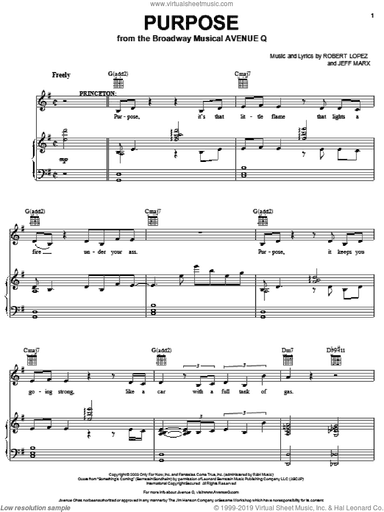Purpose (from Avenue Q)