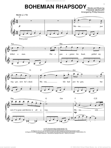 Bohemian Rhapsody (arr. Phillip Keveren)