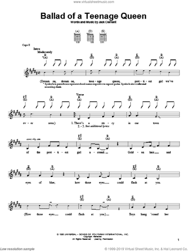 Ballad Of A Teenage Queen