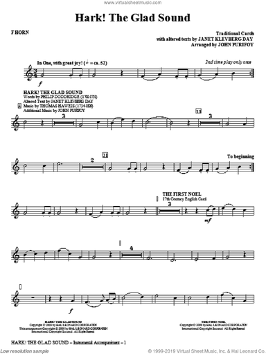 Hark! The Glad Sound (Medley) (complete set of parts)