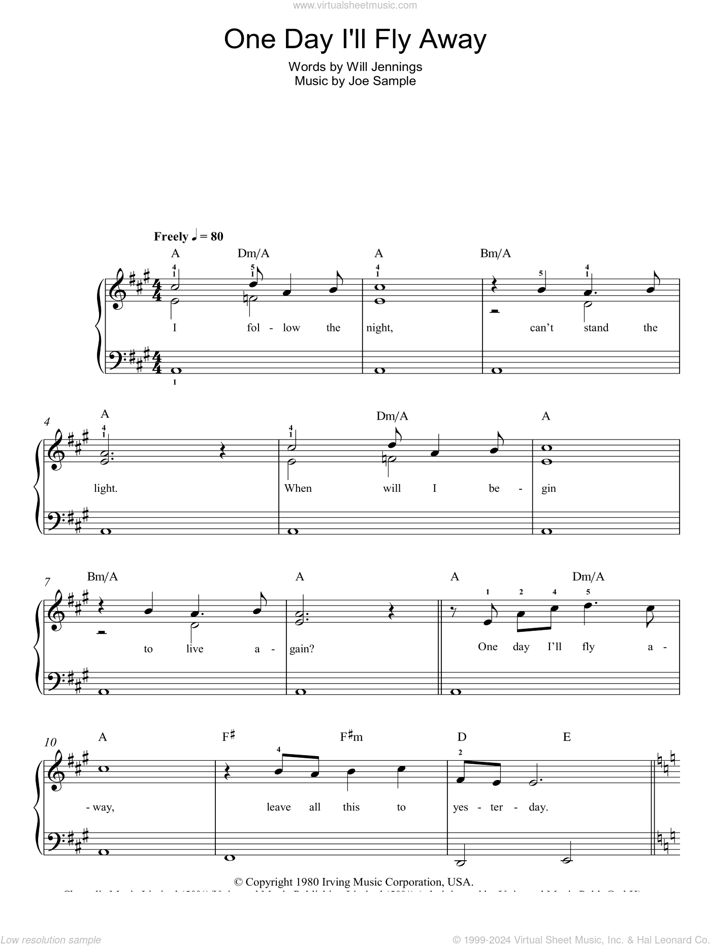 One Day I'll Fly Away (from Moulin Rouge)