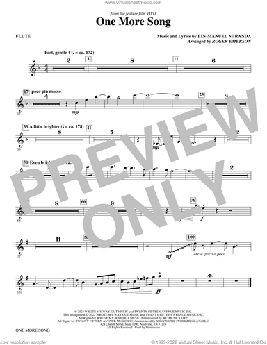 One More Song (from Vivo) (arr. Roger Emerson)