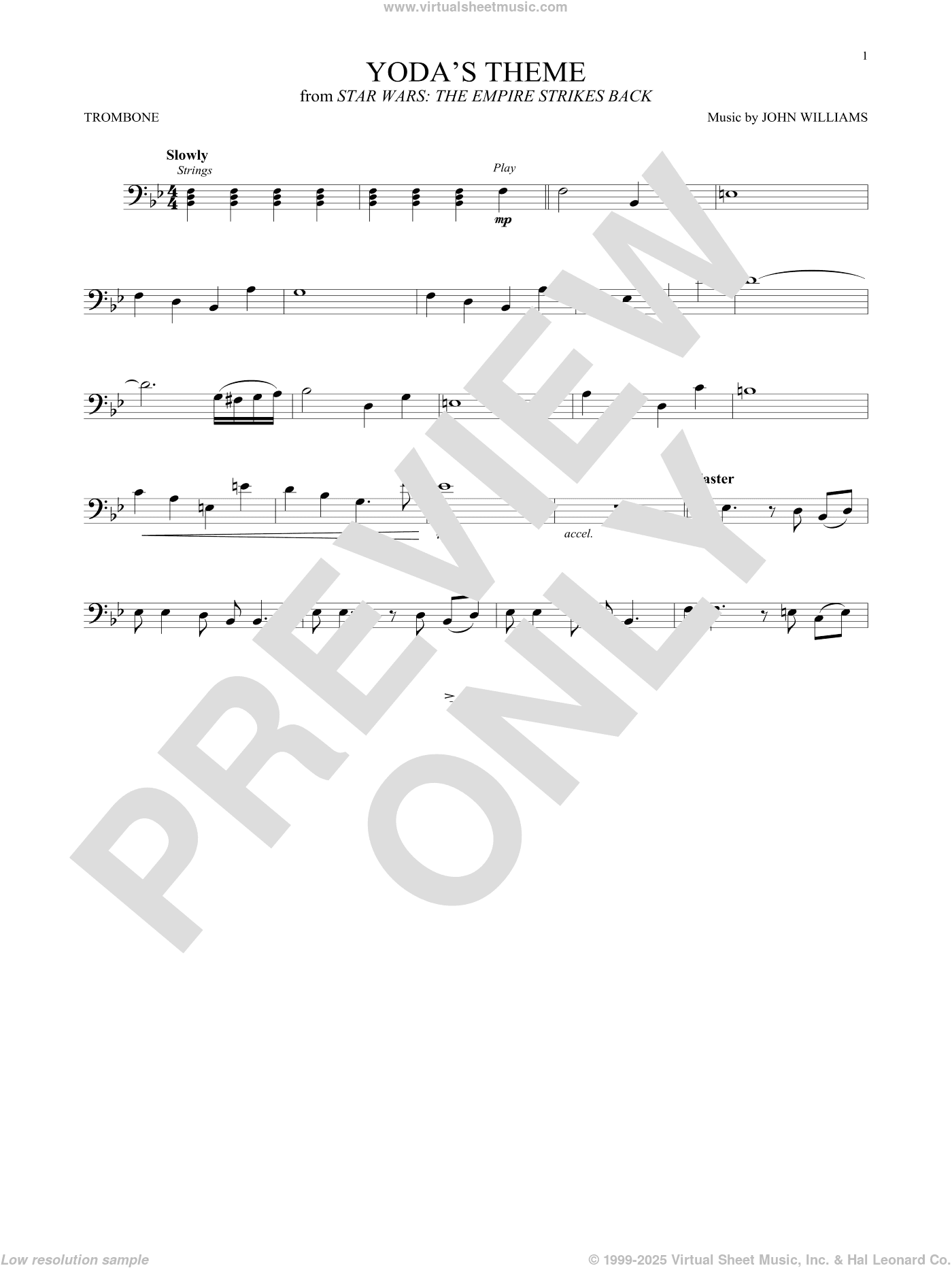 Yoda's Theme (from Star Wars: The Empire Strikes Back)