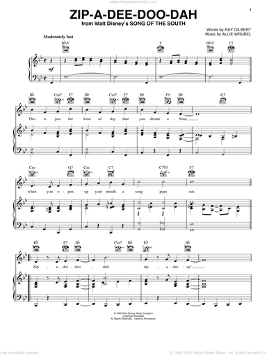Zip-A-Dee-Doo-Dah (from Song Of The South)