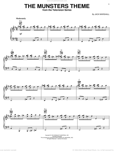 The Munsters Theme, (intermediate)